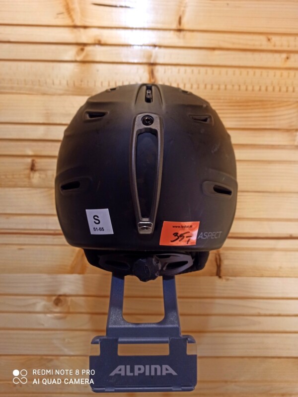 PRILBA SMITH ASPECT BLACK 53-55CM